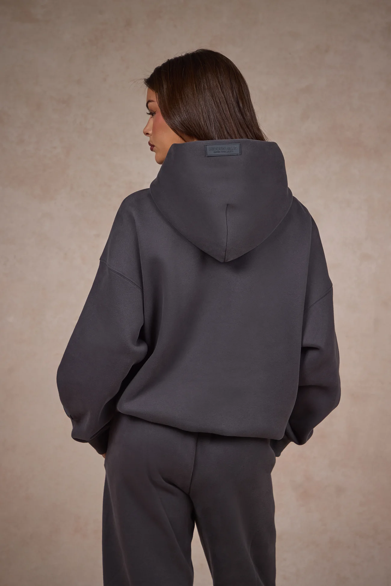 BASICS HOODIE DARK GREY - Image 2
