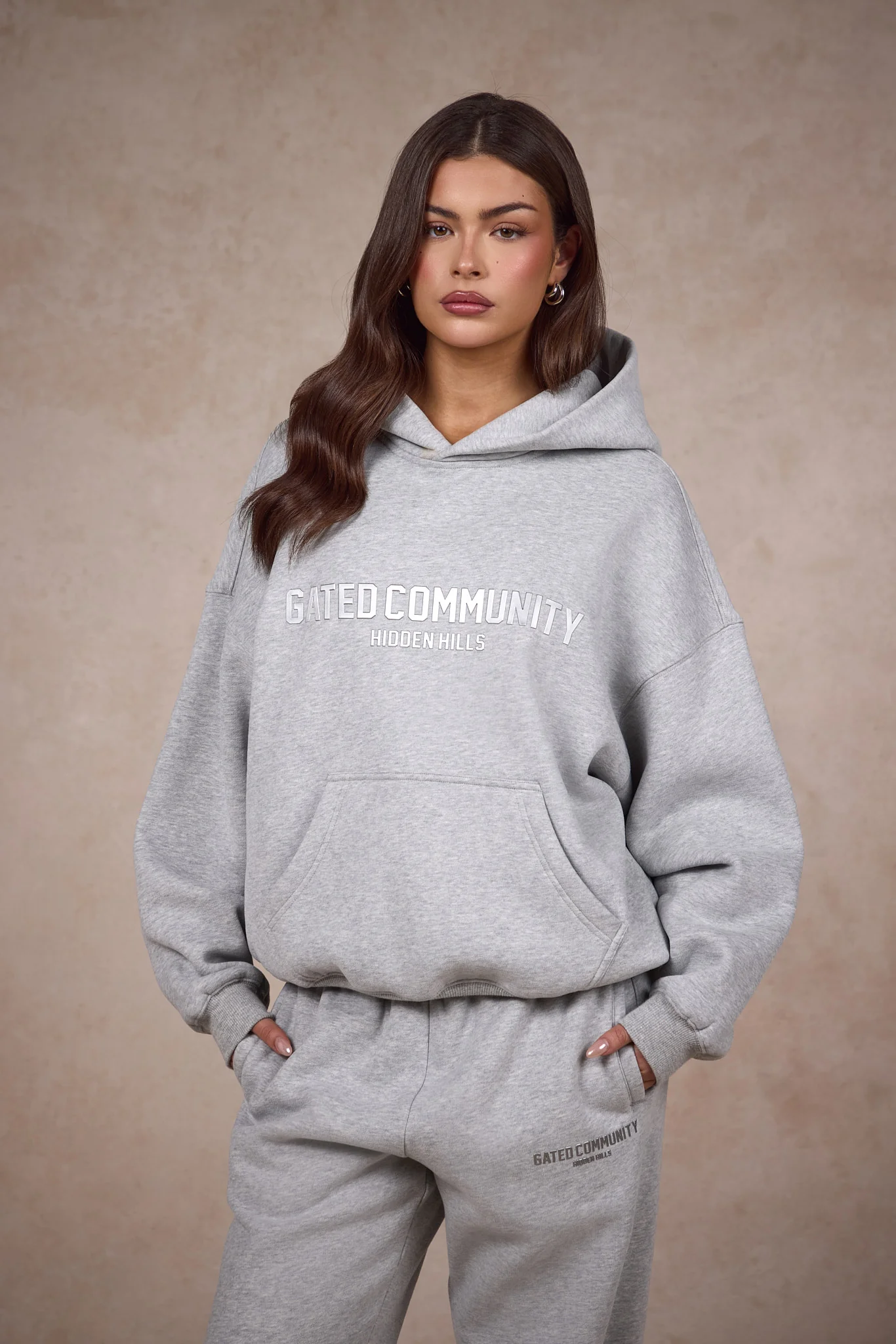 BASICS HOODIE MEDIUM GREY