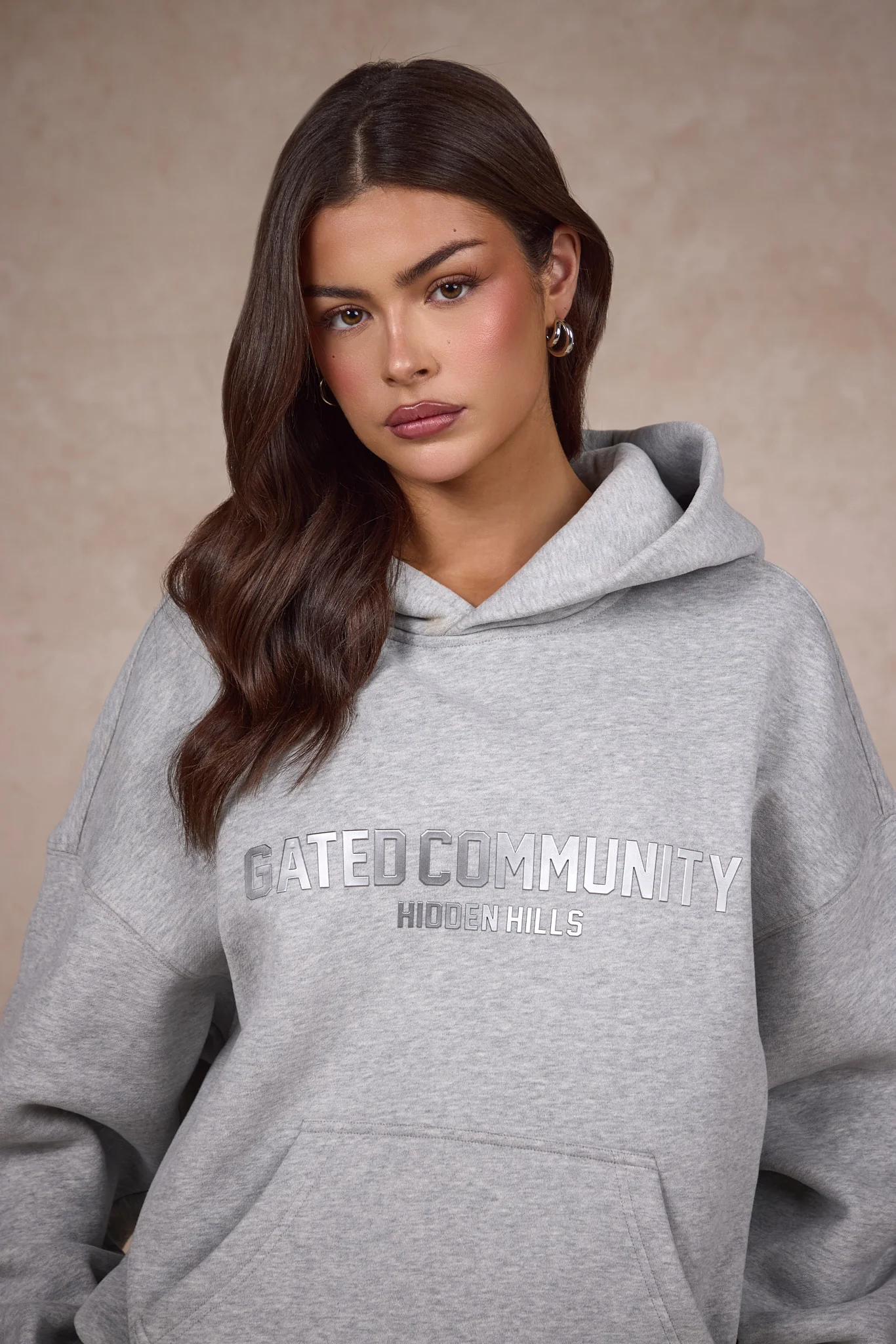BASICS HOODIE MEDIUM GREY - Image 2