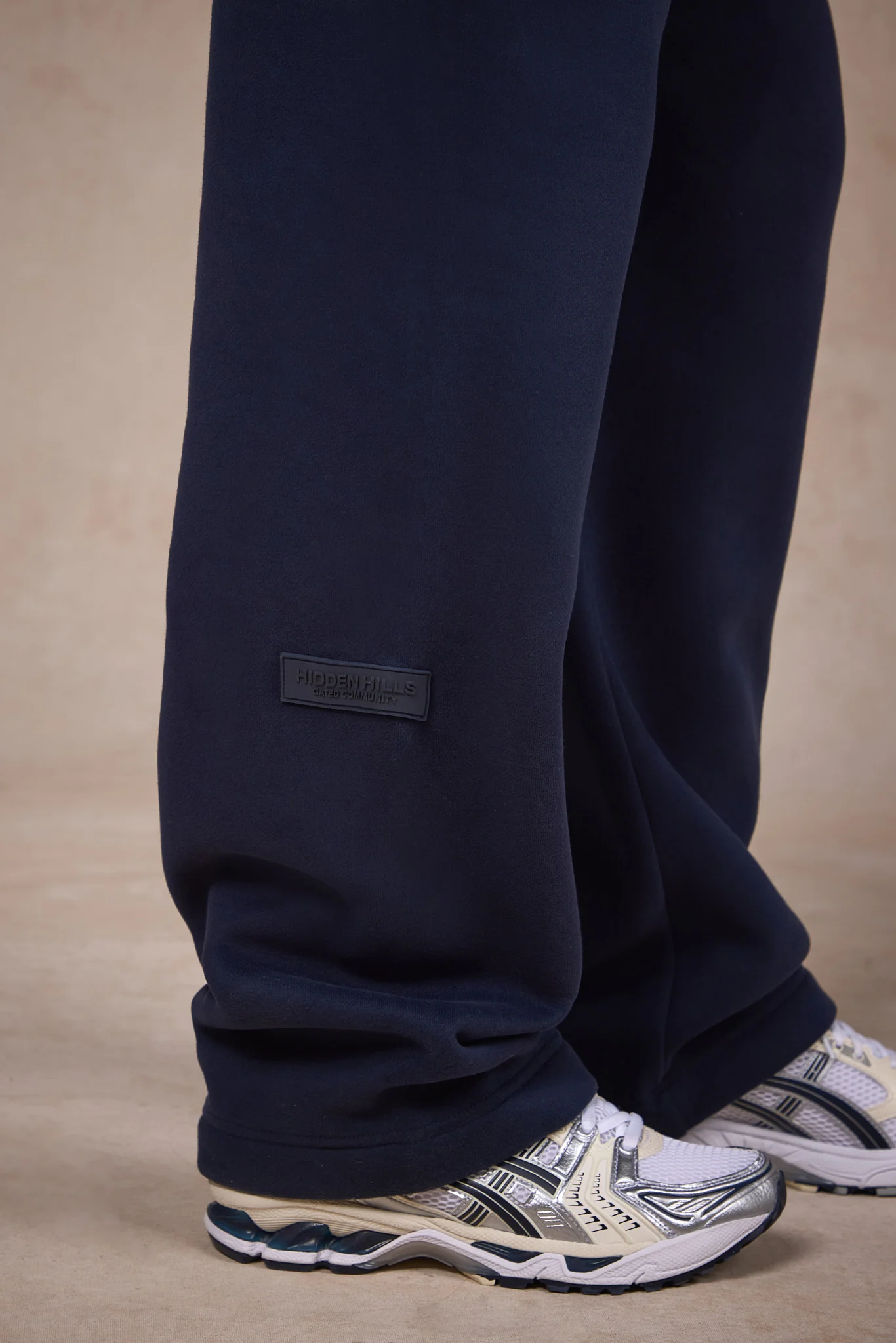 BASICS STRAIGHT LEG SWEATPANTS NAVY - Image 3