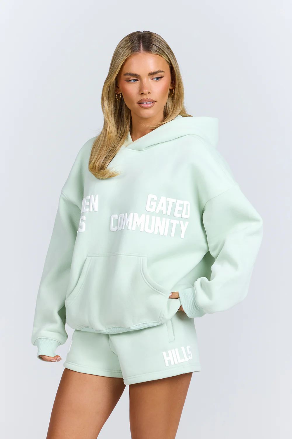 GATED COMMUNITY HOODIE MINT - Image 2