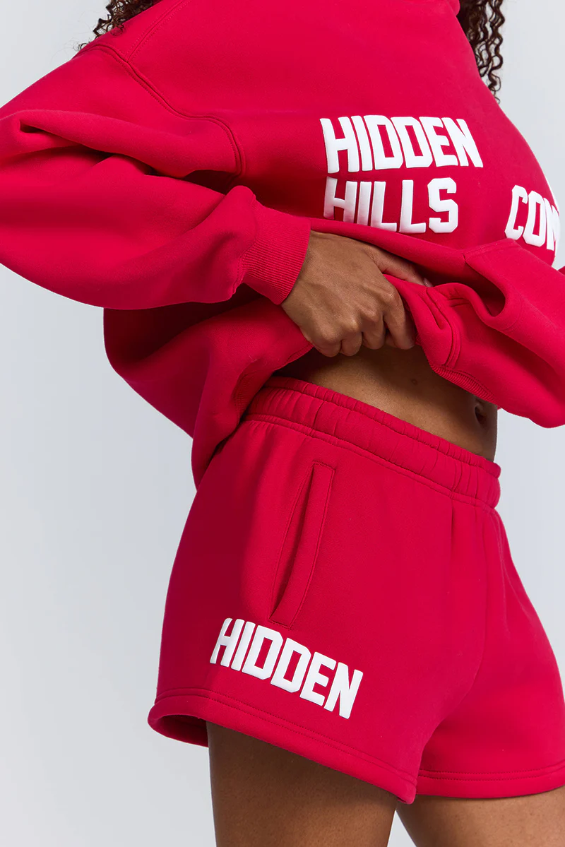 GATED COMMUNITY HOODIE RASPBERRY RED - Image 4