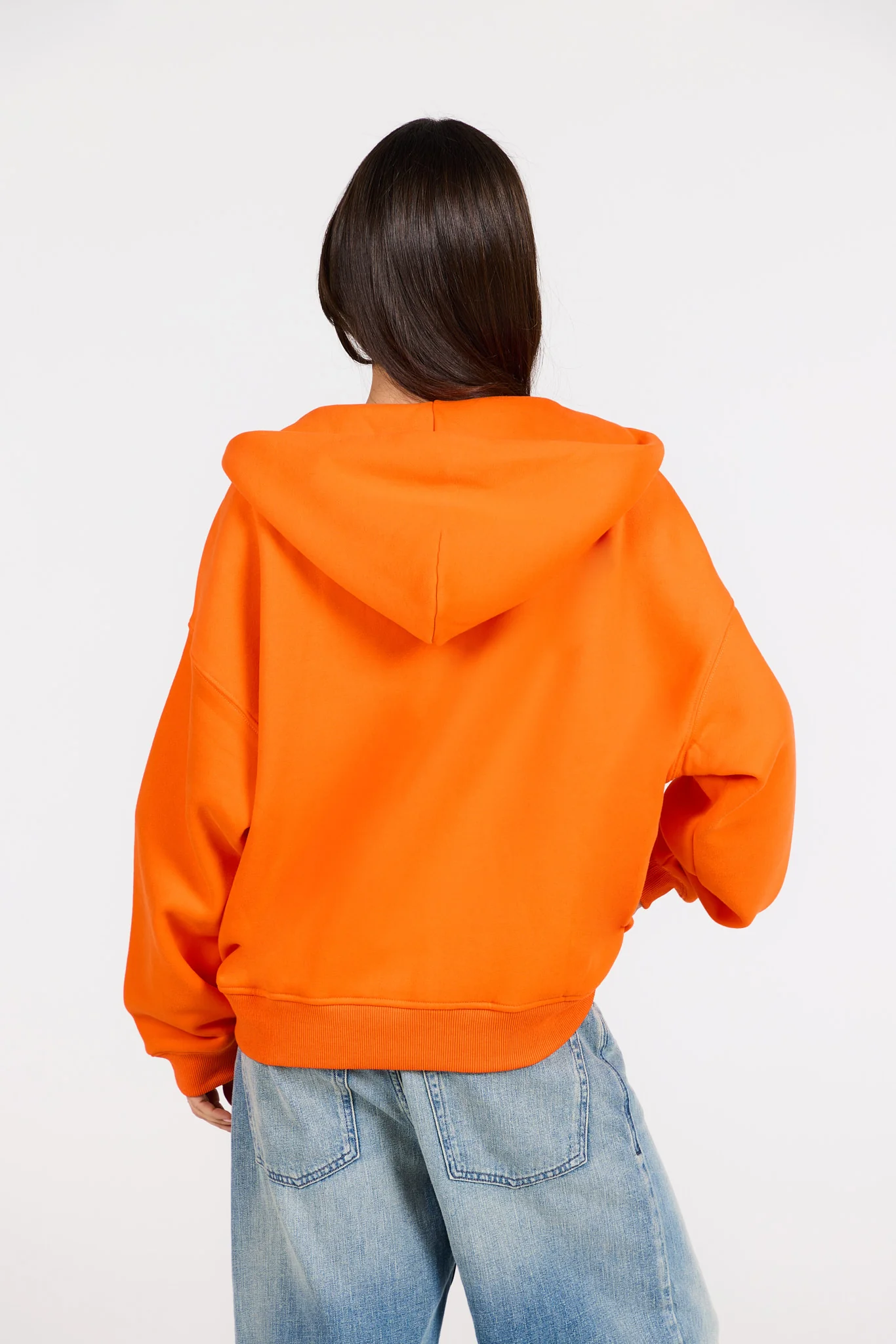 GATED COMMUNITY ZIP HOODIE ORANGE - Image 4