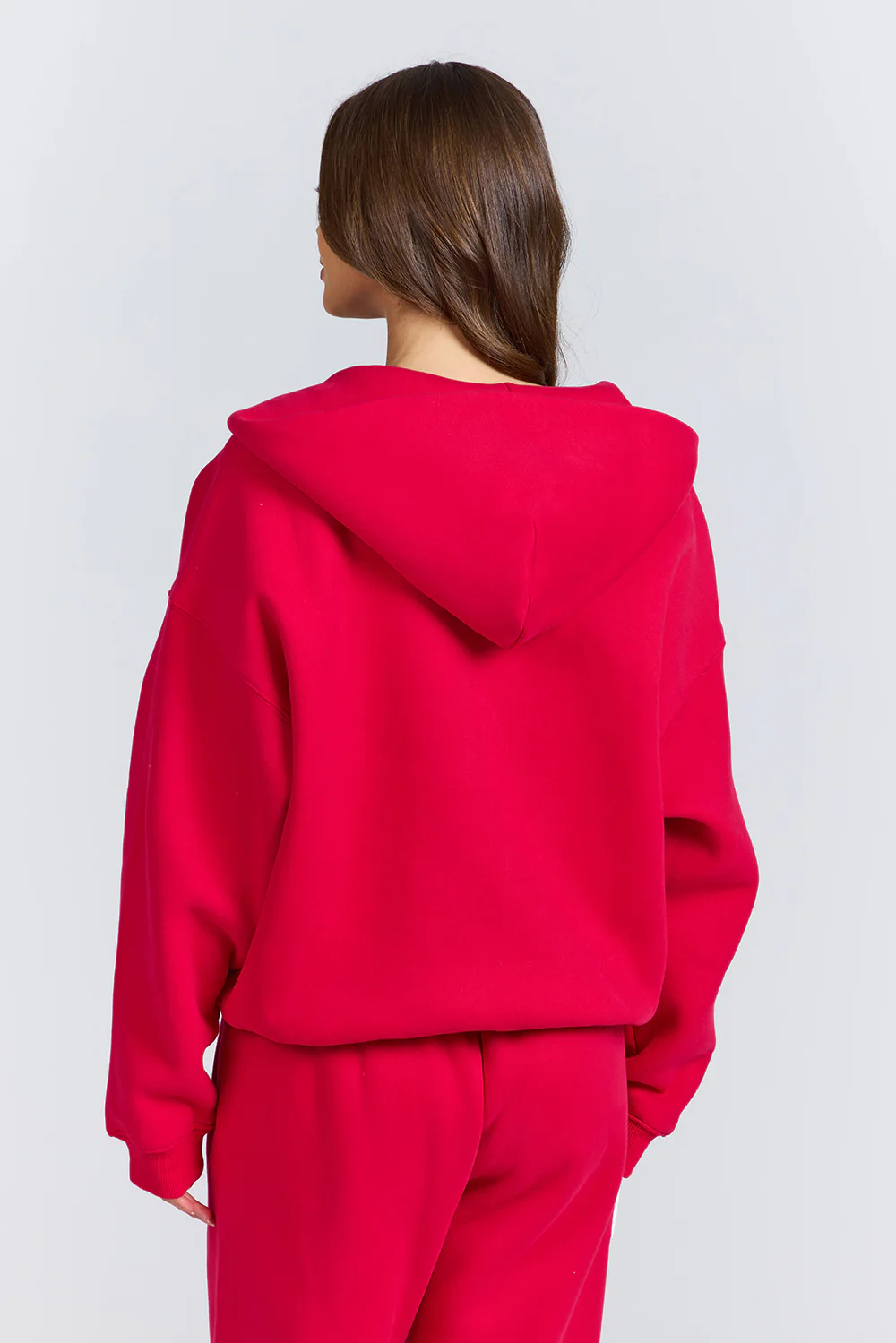 GATED COMMUNITY ZIP HOODIE RASPBERRY RED - Image 5