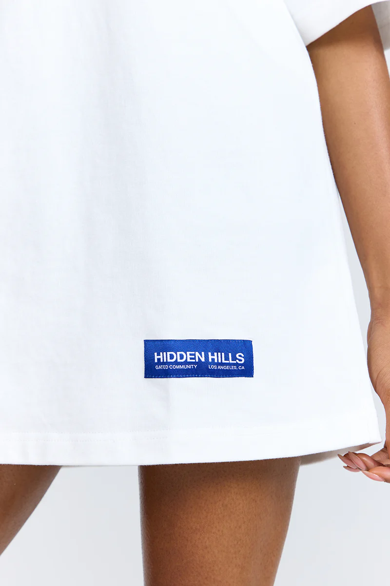 GRADIENT LOGO SHORT SLEEVE T-SHIRT BLUE/WHITE - Image 5