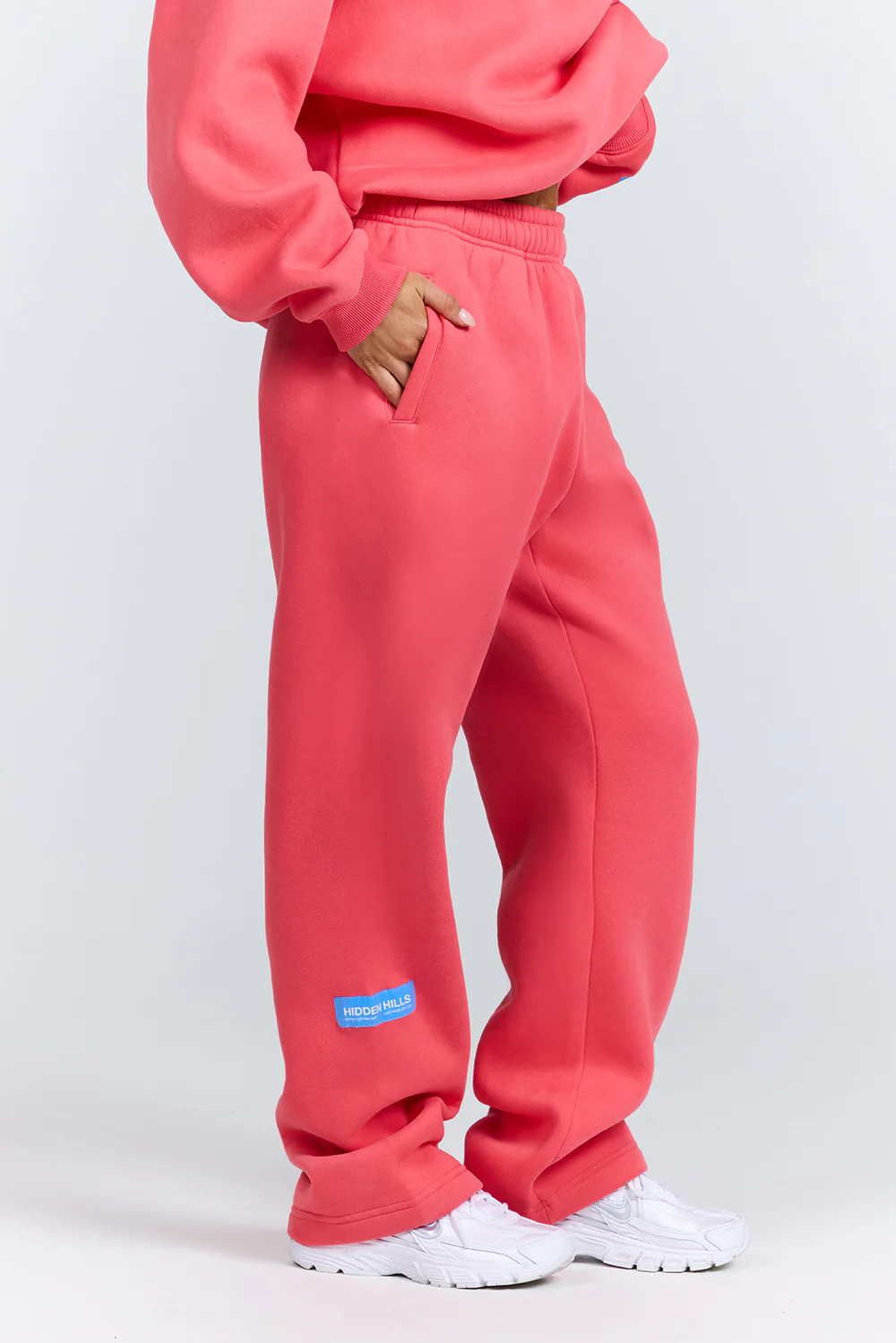 GRADIENT LOGO STRAIGHT LEG SWEATPANTS CORAL - Image 2