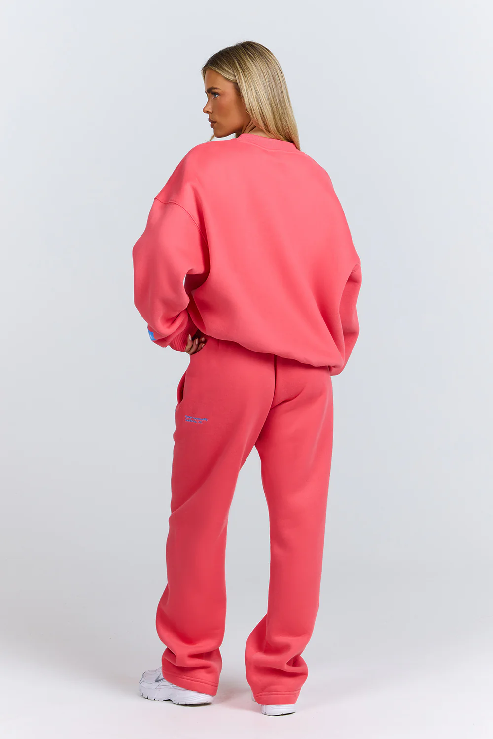 GRADIENT LOGO STRAIGHT LEG SWEATPANTS CORAL - Image 5