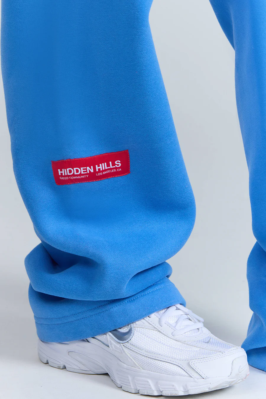 GRADIENT LOGO STRAIGHT LEG SWEATPANTS SKY BLUE - Image 4
