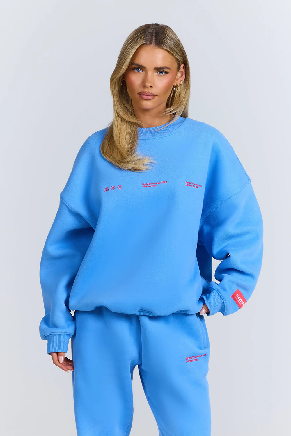 GRADIENT LOGO SWEATER SKY BLUE - Image 4