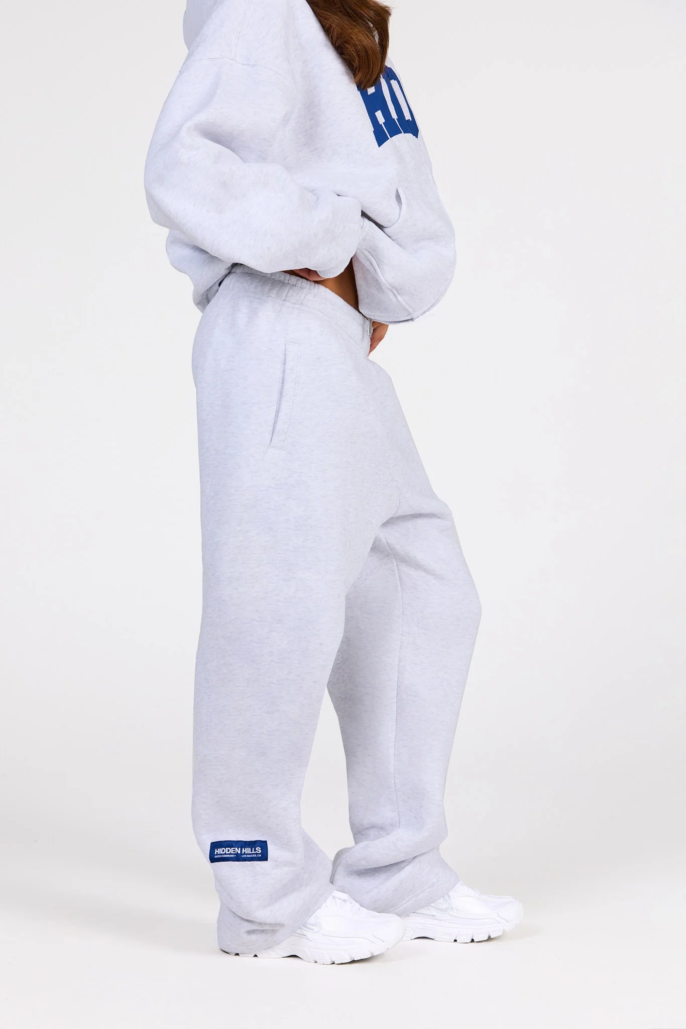 HDN STRAIGHT LEG SWEATPANTS LIGHT GREY - Image 2