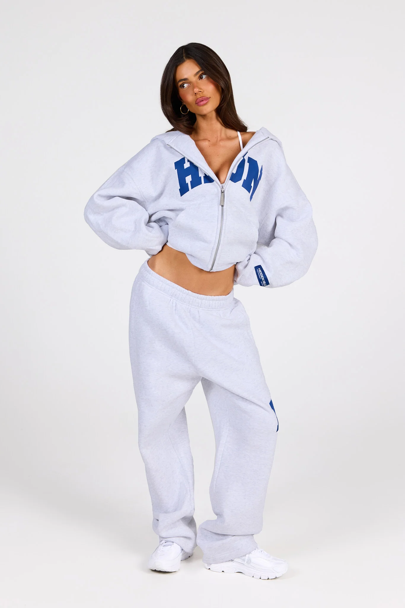 HDN STRAIGHT LEG SWEATPANTS LIGHT GREY - Image 4