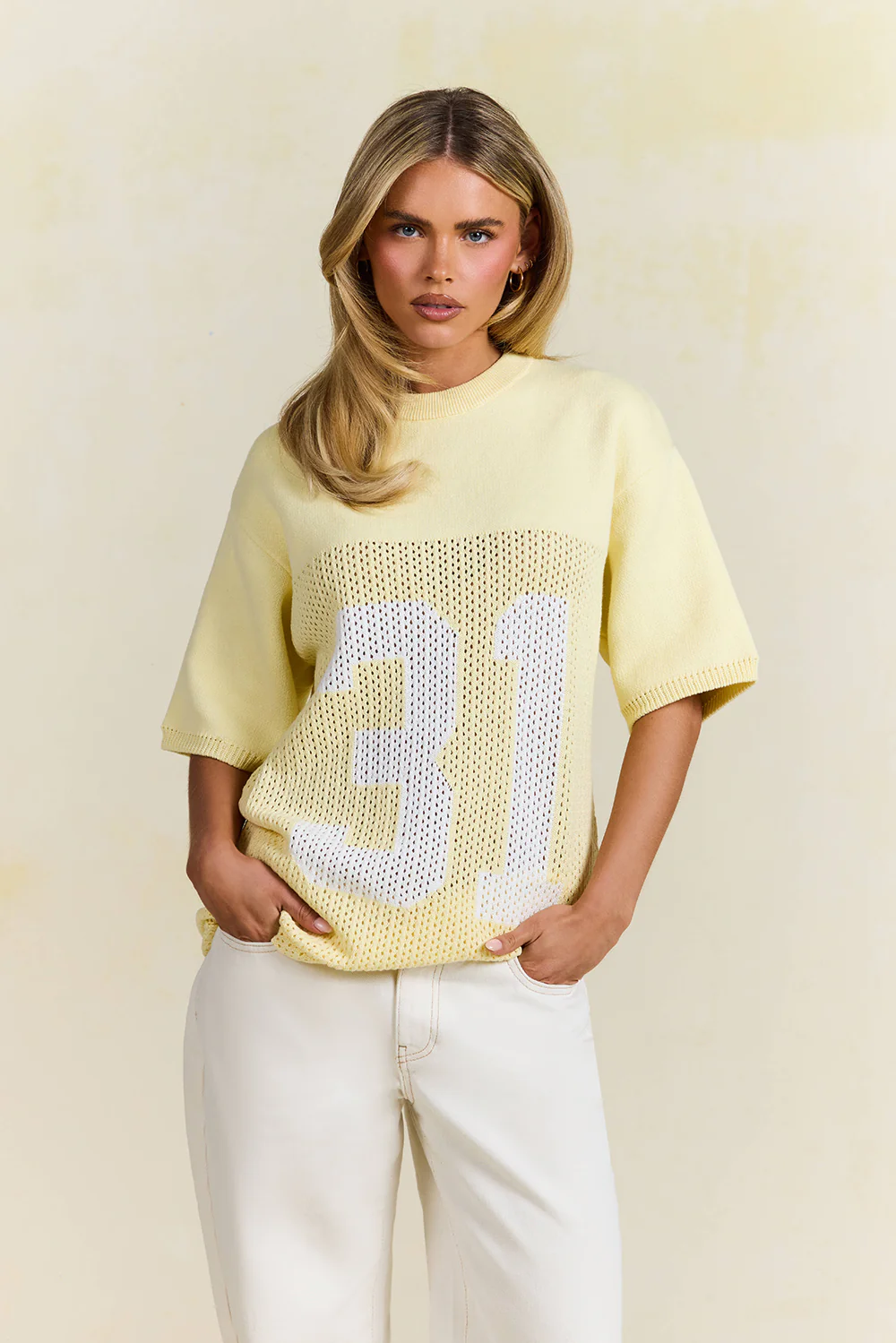KNIT JERSEY BUTTER YELLOW