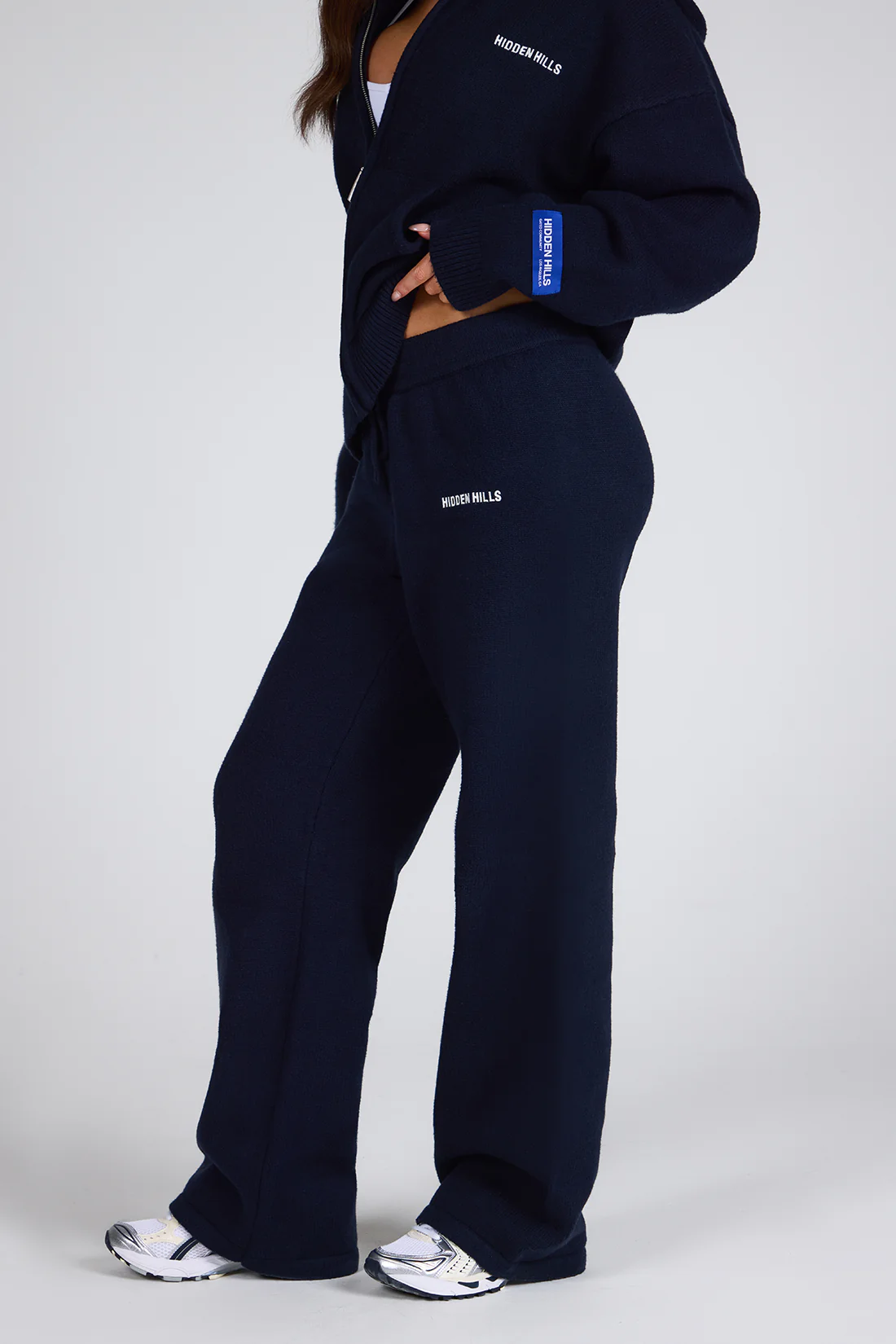KNIT LABEL SWEATPANTS NAVY