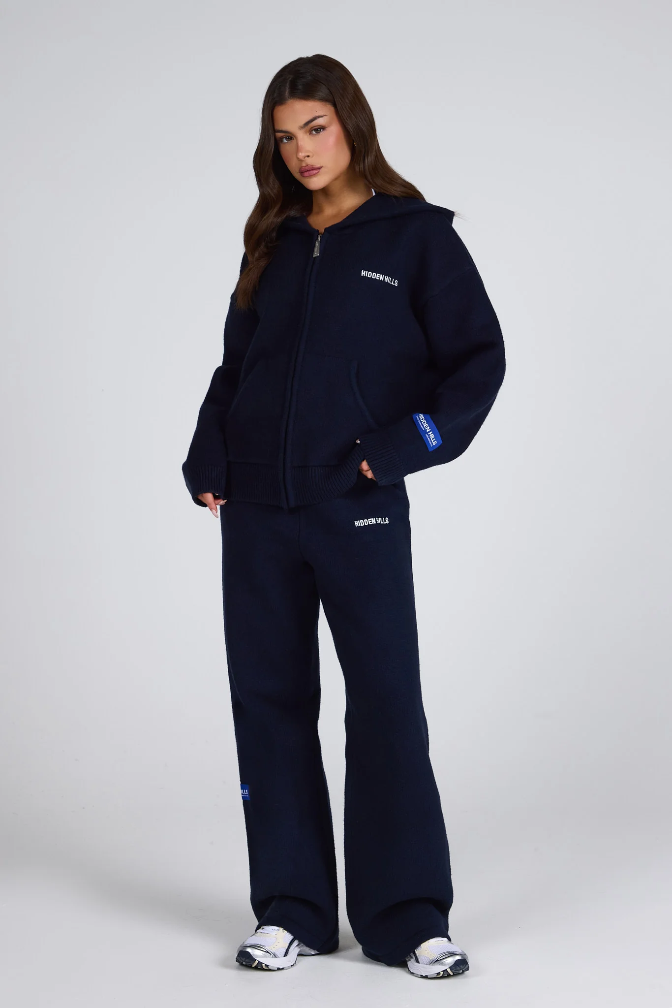 KNIT LABEL SWEATPANTS NAVY - Image 4