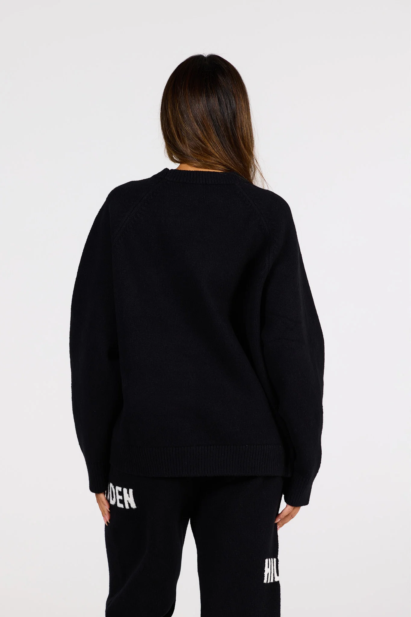 KNIT SWEATER BLACK - Image 4