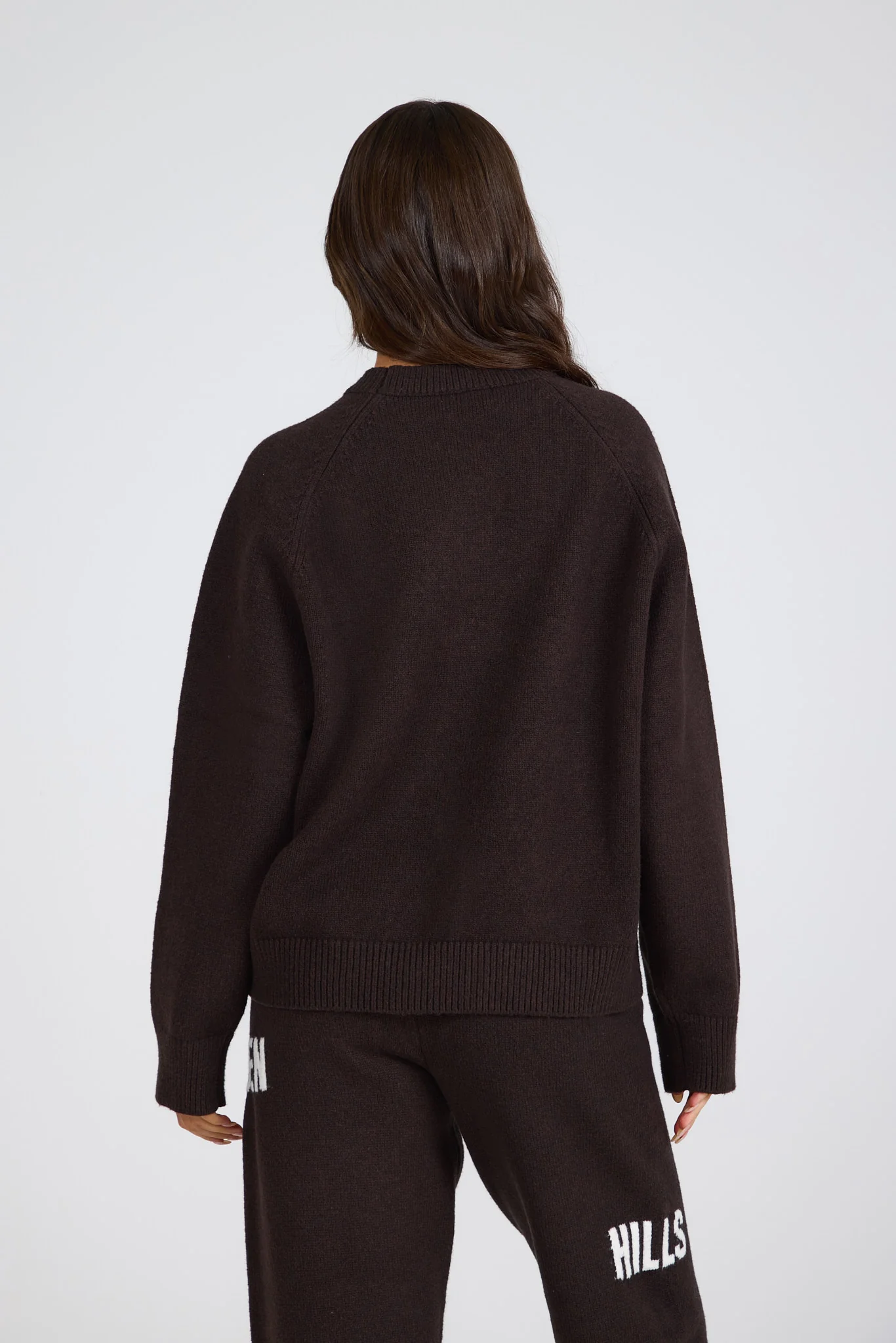 KNIT SWEATER DARK BROWN - Image 4