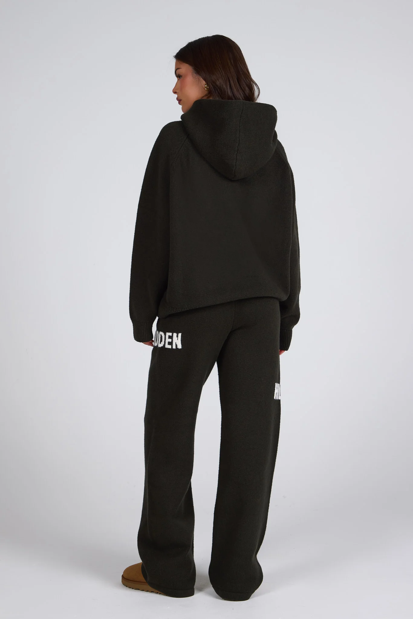 KNIT SWEATPANTS DARK GREEN - Image 5