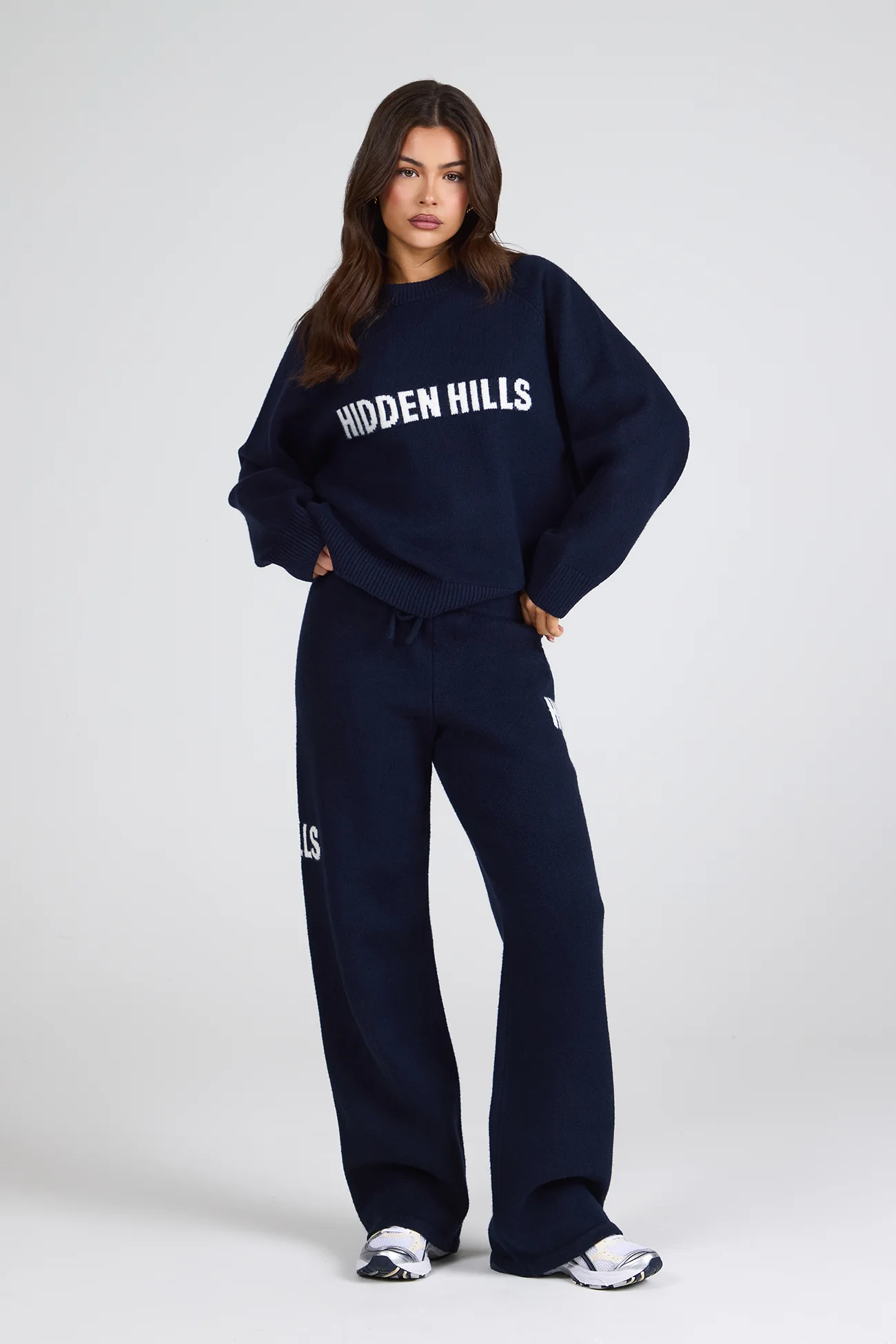 KNIT SWEATPANTS NAVY V2 - Image 3