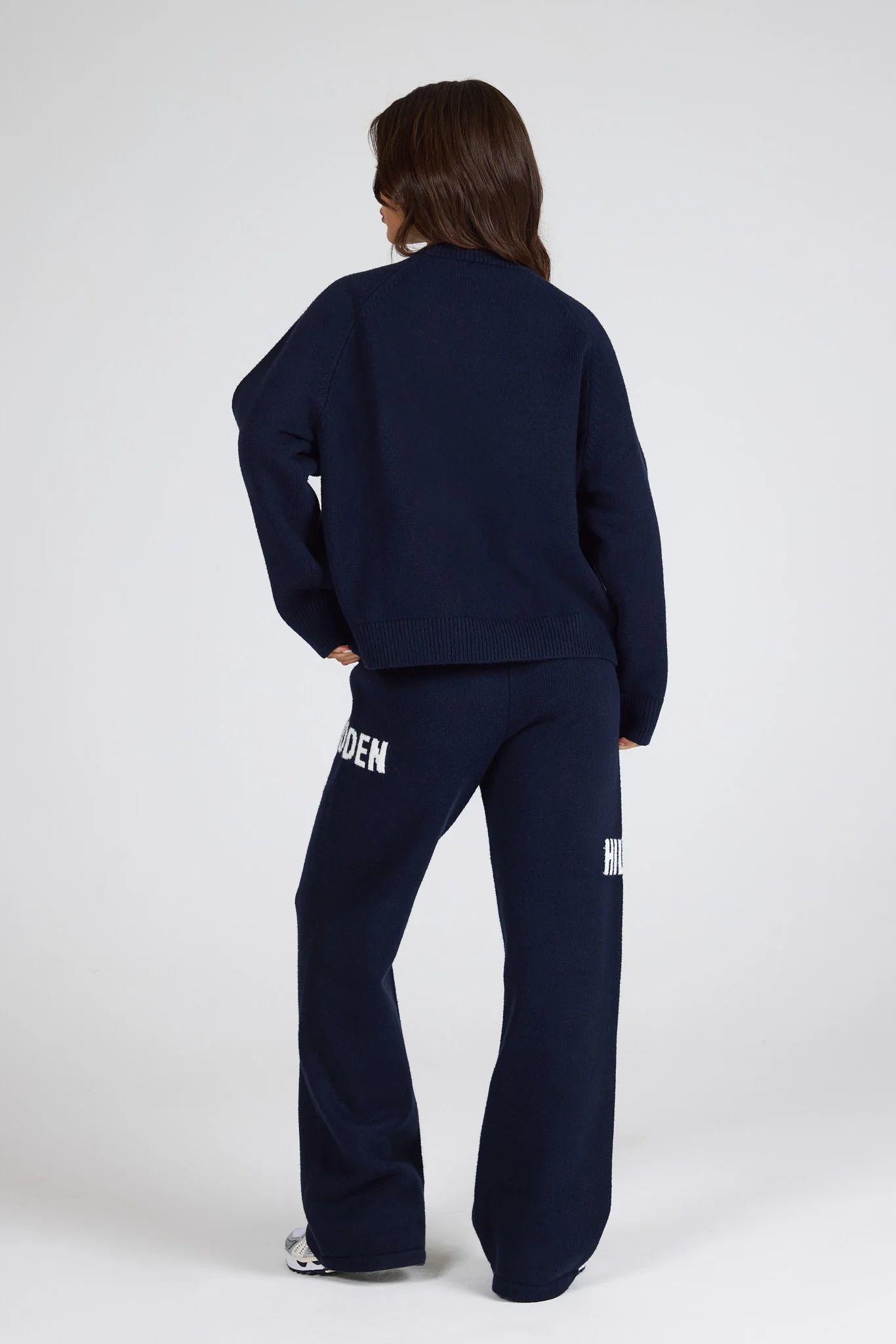 KNIT SWEATER NAVY - Image 3