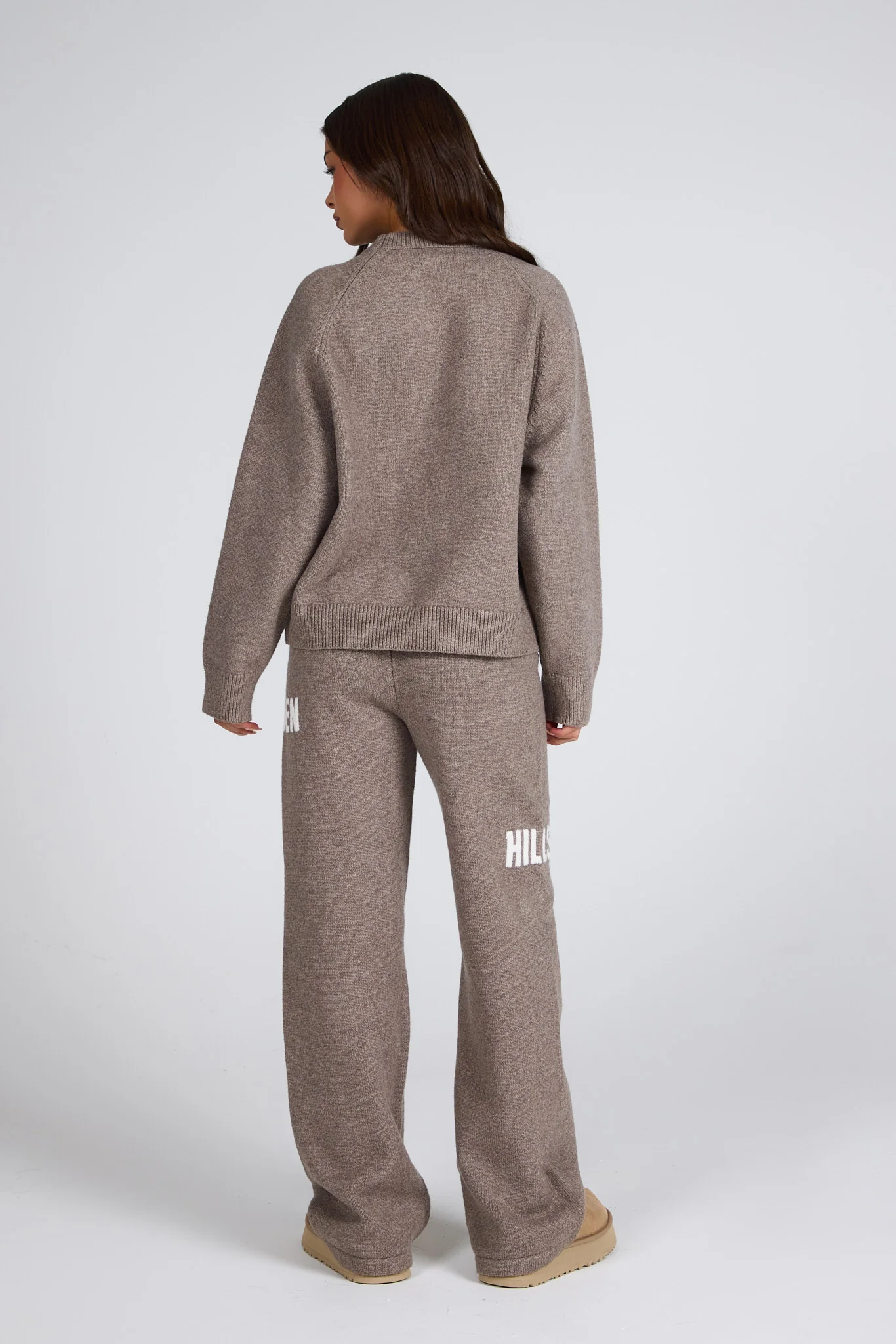 KNIT SWEATER TAUPE - Image 3
