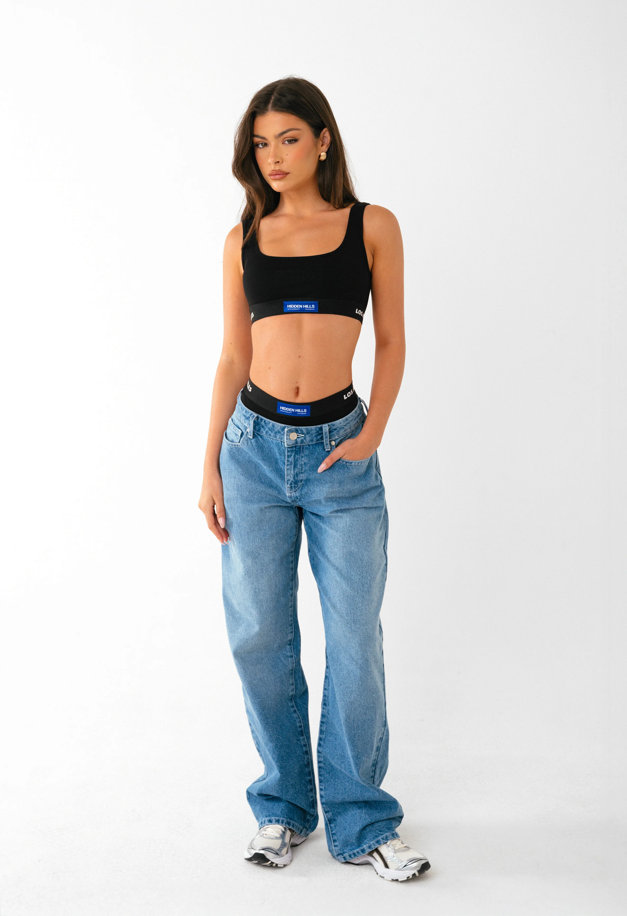 LABEL BRA TOP BLACK - Image 3