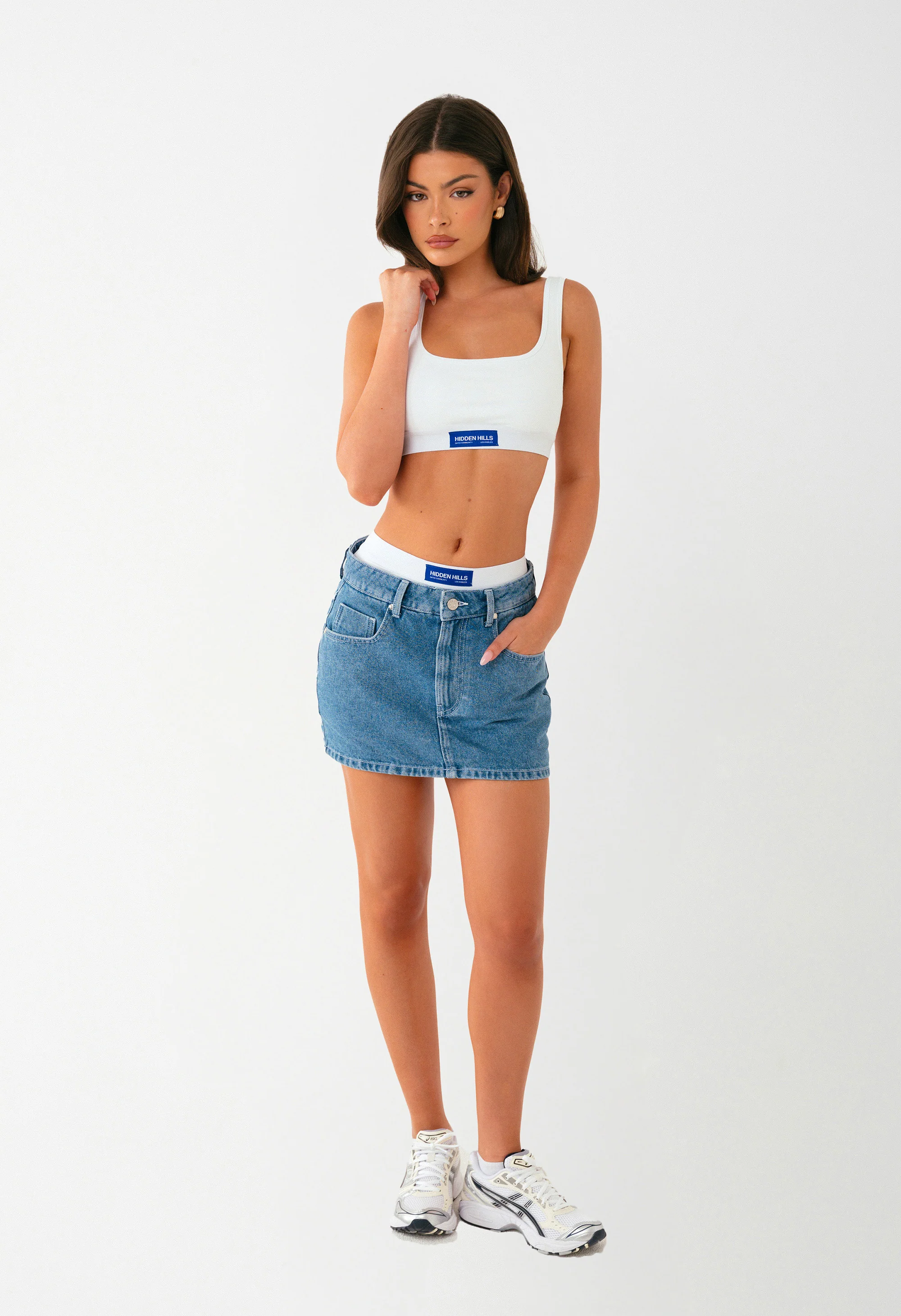 LABEL BRA TOP WHITE - Image 3