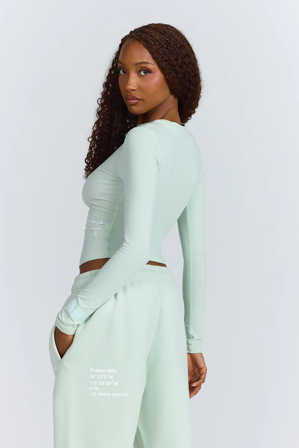 LABEL LONGSLEEVE TOP MINT - Image 5