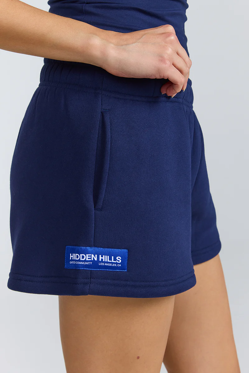 LABEL SHORTS NAVY - Image 4