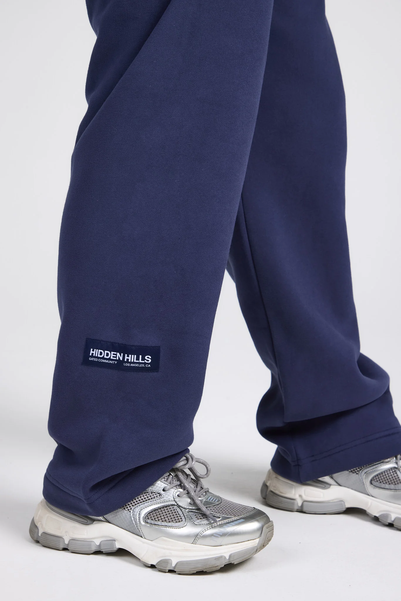 LABEL STRAIGHT LEG SWEATPANTS FUTURE DUSK - Image 4