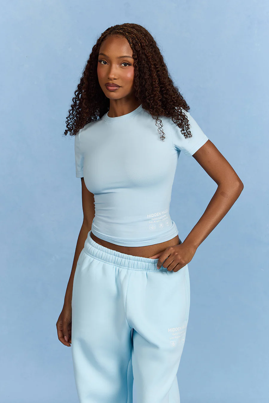 LABEL T-SHIRT LIGHT BLUE - Image 3