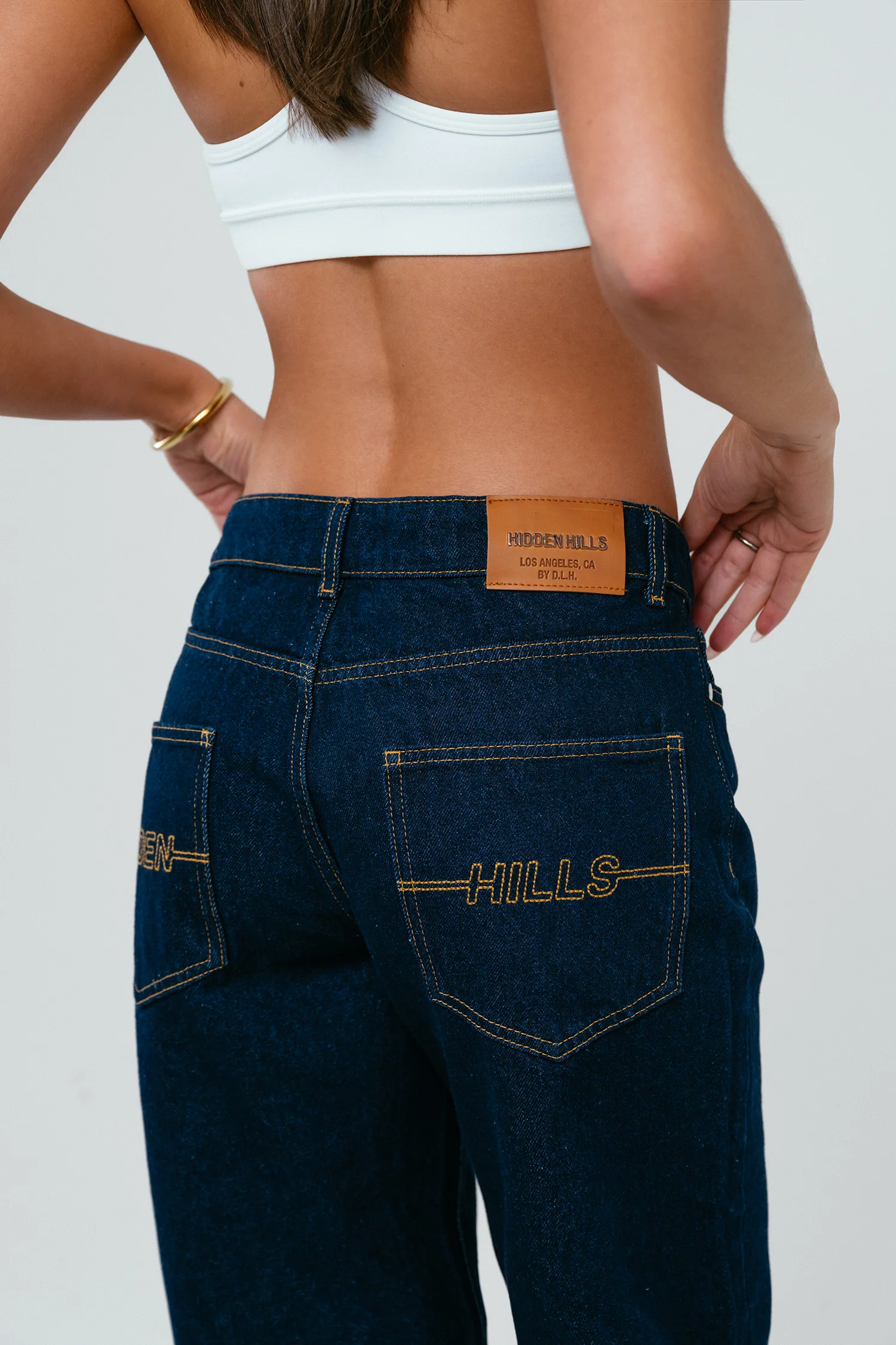 LOGO STITCH JEANS INDIGO - Image 5