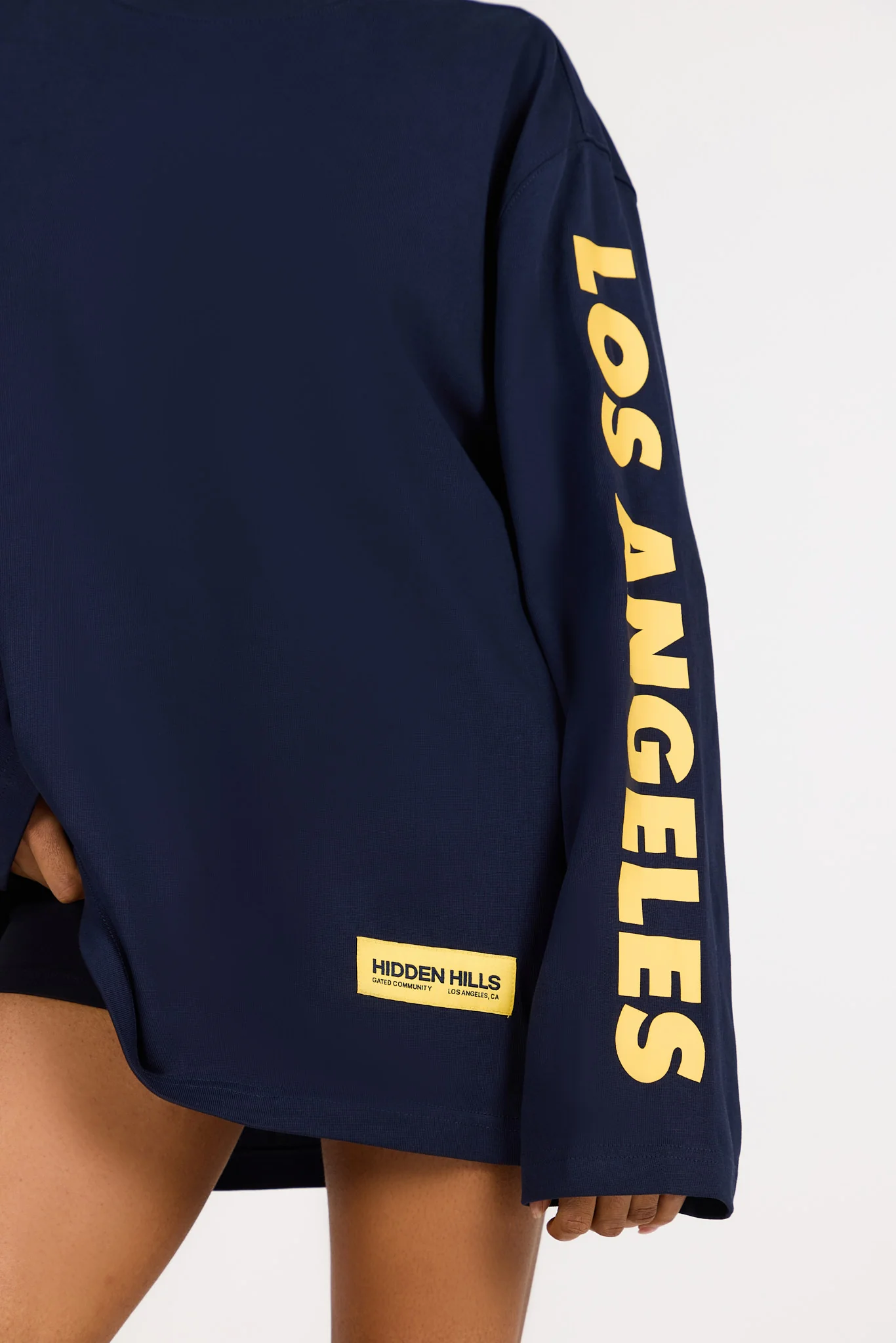 LONGSLEEVE T-SHIRT AMBER/NAVY - Image 3