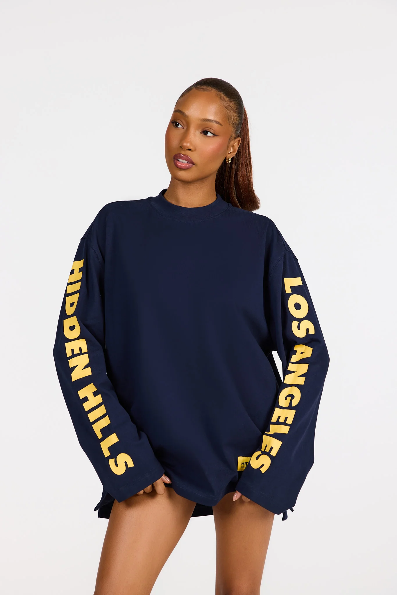 LONGSLEEVE T-SHIRT AMBER/NAVY - Image 4