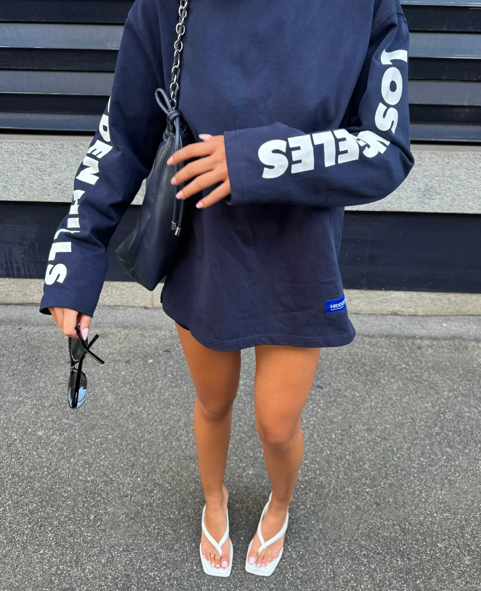 LONGSLEEVE T-SHIRT NAVY - Image 5