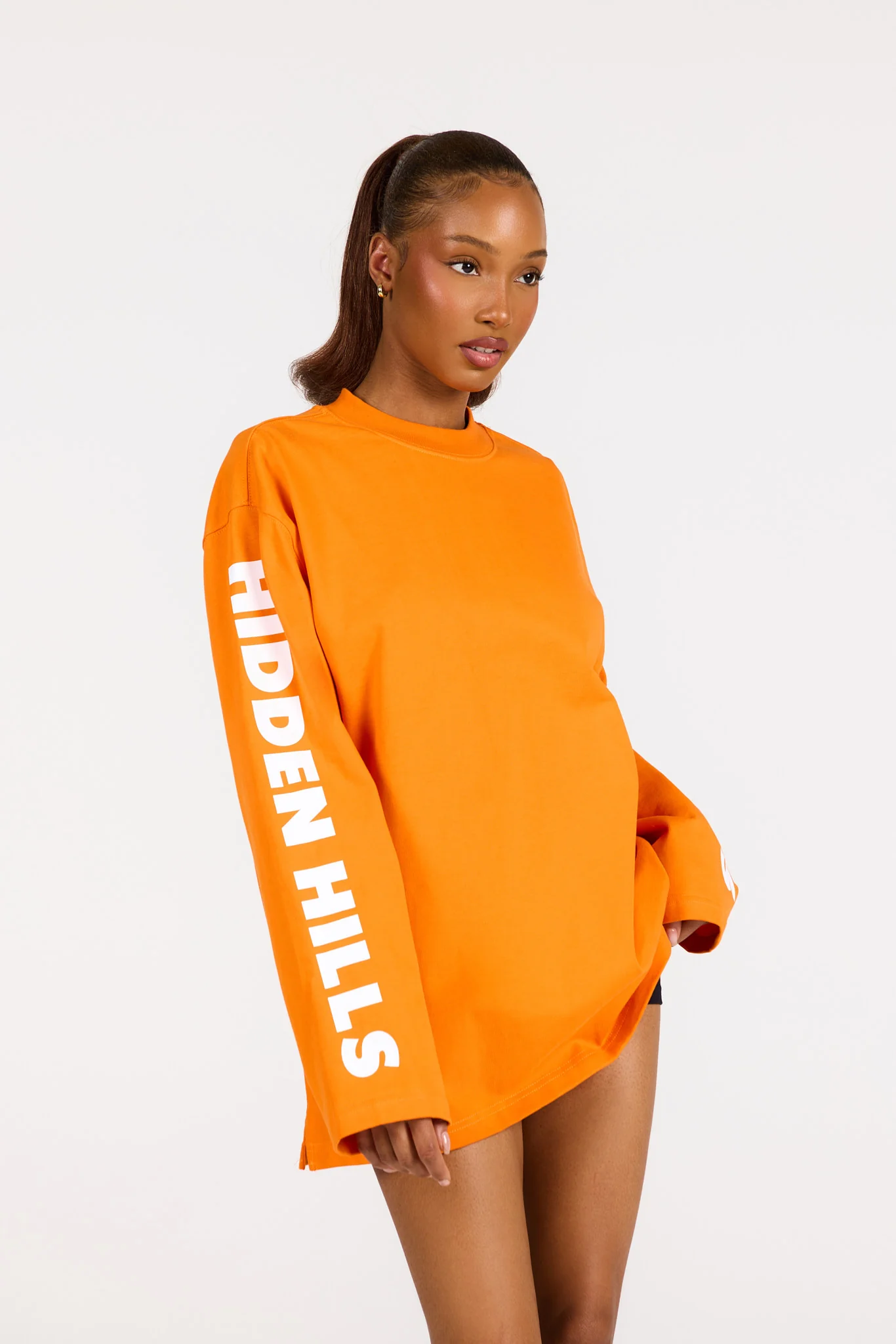 LONGSLEEVE T-SHIRT ORANGE - Image 3