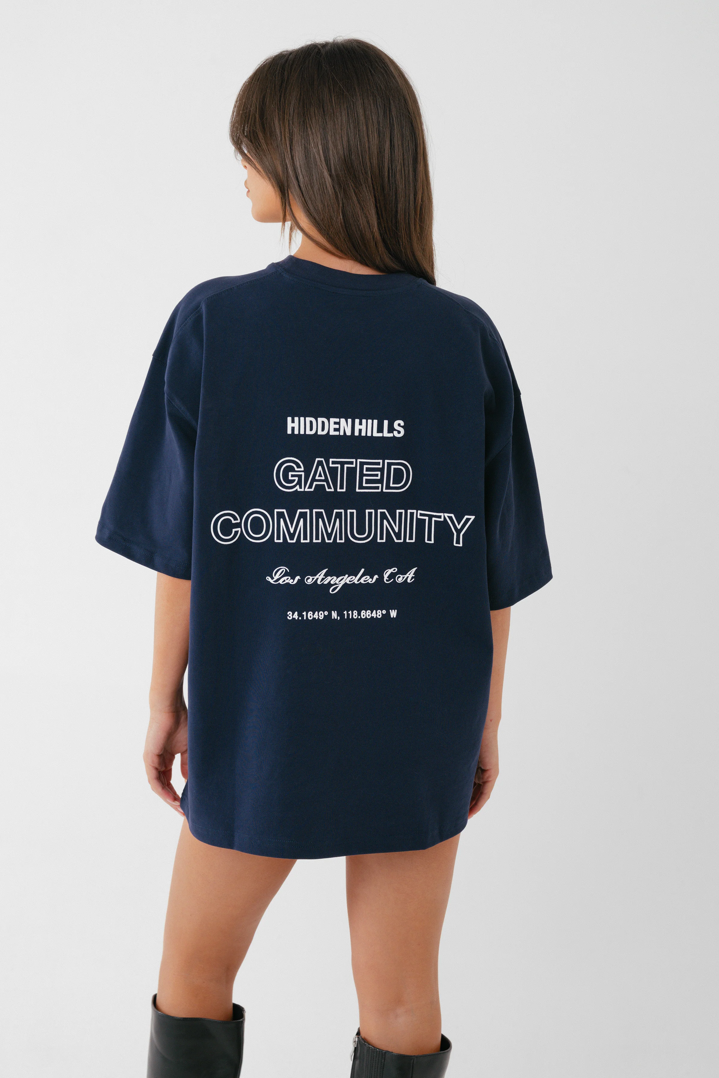 LOS ANGELES T-SHIRT NAVY - Image 2