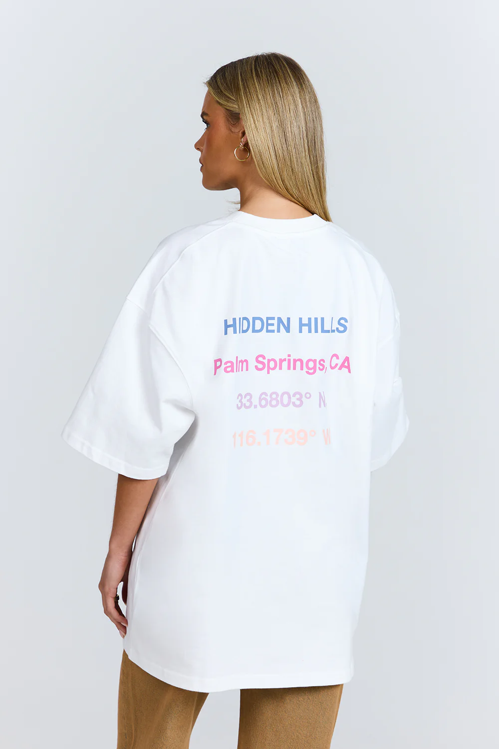 PALM SPRINGS SHORT SLEEVE T-SHIRT WHITE - Image 2