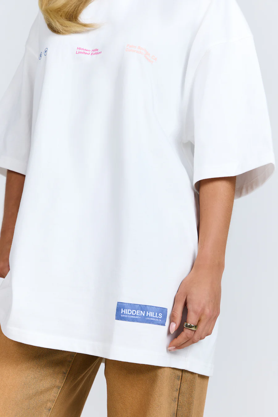 PALM SPRINGS SHORT SLEEVE T-SHIRT WHITE - Image 4