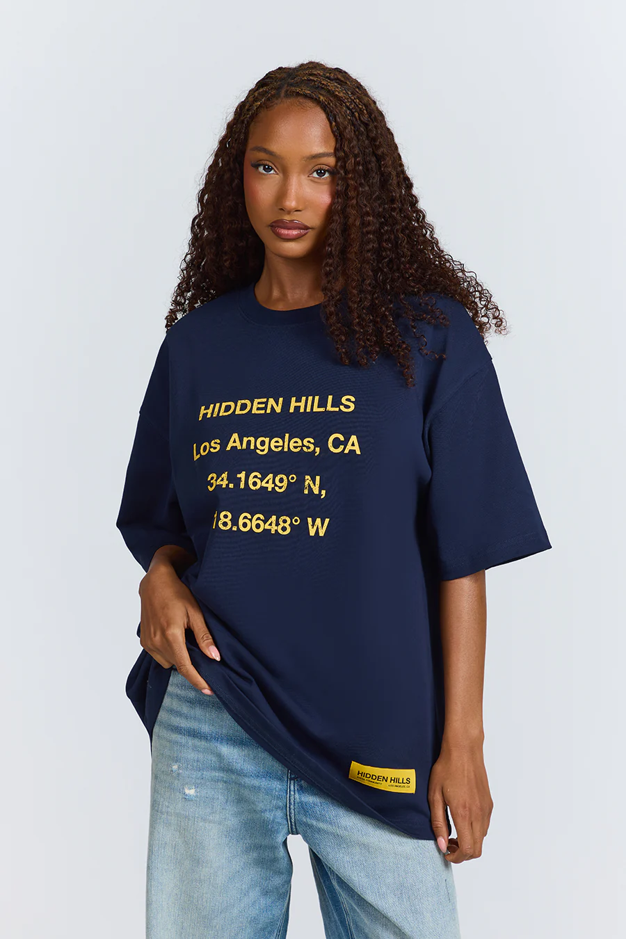 VINTAGE LOGO SHORT SLEEVE T-SHIRT AMBER/NAVY