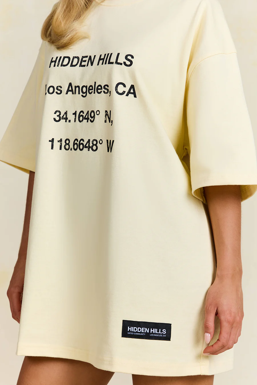 VINTAGE LOGO SHORT SLEEVE T-SHIRT BUTTER YELLOW - Image 3