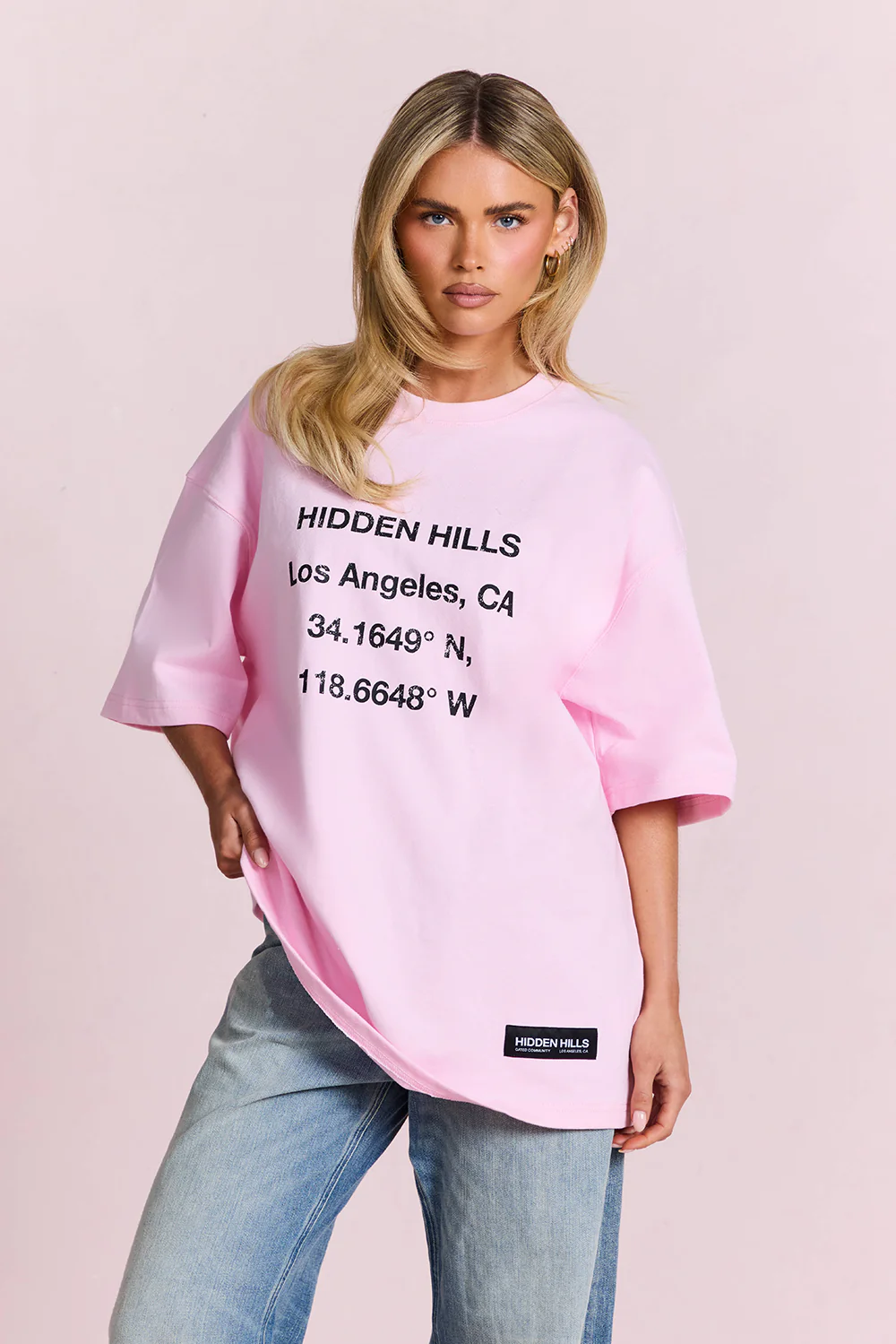 VINTAGE LOGO SHORT SLEEVE T-SHIRT LIGHT PINK